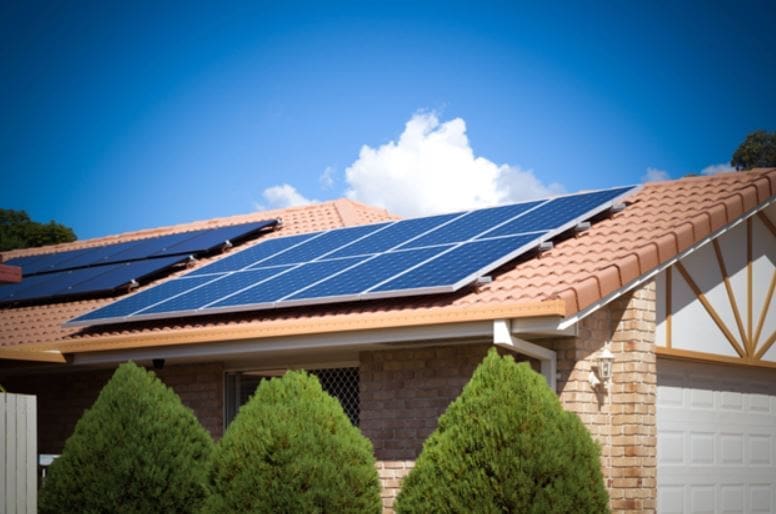 solar system on roof
